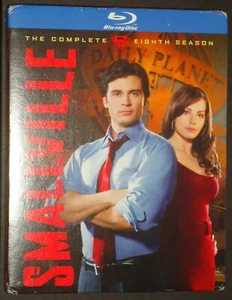 Smallville Season 8 4-Disk Blu-Ray Reg A slight box wear, cut in case (1) - Imagen 1 de 5