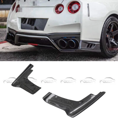  Parachoques trasero de fibra de carbono para Nissan GT-R R35 VRS 2017-2023 estilo Foto 1 de 4