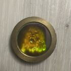 Vintage 1990’s Holographic Lion Pog Slammer Toy Heavy Thick Brass