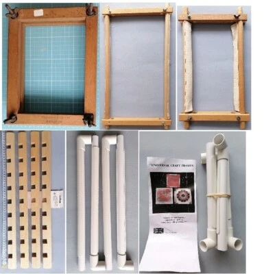 Embroidery/Tapestry/Cross Stitch/Needlepoint Frame, Wood or Plastic - see var. - Image 1 of 4