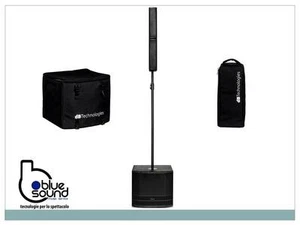 DB TECHNOLOGIES ES 802 SISTEMA AUDIO AMPLIFICATO 1200 WATT + BORSE PER TRASPORTO - Foto 1 di 1