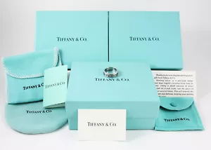 1995 Tiffany & Co Atlas Collection Silver Ring Size 13 - Picture 1 of 6