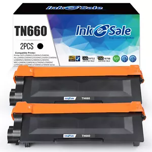2PK TN630 Toner Compatible for Brother HL-L2300D L2320D L2340DW HL-L2380DW TN660 - Picture 1 of 7