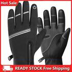 Winter Cycling Gloves Touch Screen Outdoor Hiking Bicycle Mittens (L)