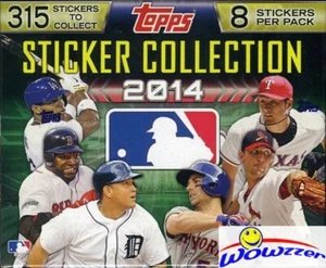 2014 Topps Baseball Stickers MASSIVE FACTORY SEALED 50 Pack Box-HOT! Rare - Picture 1 of 1