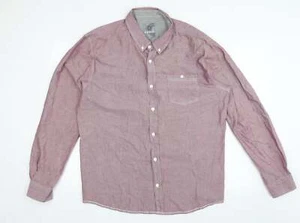Peacocks Mens Pink Cotton blend Size XL Collared - Picture 1 of 12