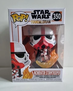 Funko Pop! Vinyl Star Wars Incinerator Stormtrooper #350 The Mandalorian - Foto 1 di 7