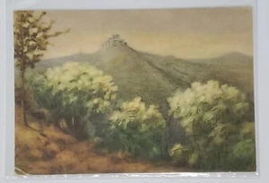 Postcard Castelmonte Sanctuary Santuario Chestnuts Flowers Art Italy Posted 1962 - Picture 1 of 6