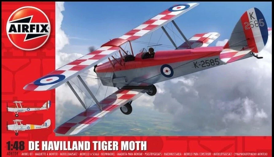 De Havilland DH.82a Tiger Moth - 1:48 - Airfix - 04104 - @ - Immagine 1 di 1