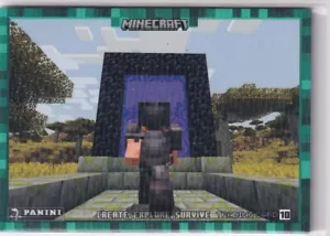 Carta Panini Minecraft 3 Crea, Esplora, Sopravvivi n. 10 - Foto 1 di 2