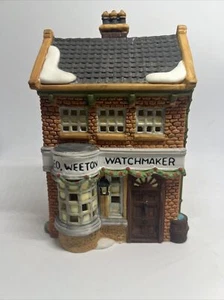 Department 56 Dickens' Village - "Geo Weeton Watchmaker" con luces y caja - Imagen 1 de 7