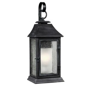 Luz de Pared Exterior IP44 Zinc Oscuro Climatizado LED E27 75W d00952 - Imagen 1 de 1