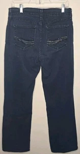 NYDJ Jeans Damen 6 blau Strass verzierte Taschen dunkle Waschung mittlerer Bund - Bild 1 von 10