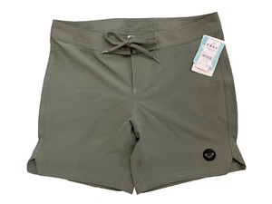 Roxy Board Quick Dry Bathing Suit Shorts 7’ Inseam - Size S (Green) - Picture 1 of 6