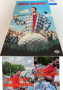 ADAM SANDLER FIRMATO HAPPY GILMORE 2 12X18 POSTER FOTO CON PROVA ESATTA PSA DNA - Foto 1 di 4
