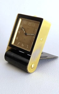 Jaeger Swiss Art Deco - pendulette horloge de bureau réveil " Ados " - Photo 1/13
