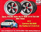 2 Cerchi Porsche 911 11x15R ET-27 Turbo 3.0/3.3 Felgen Wheel  jante IROC Look