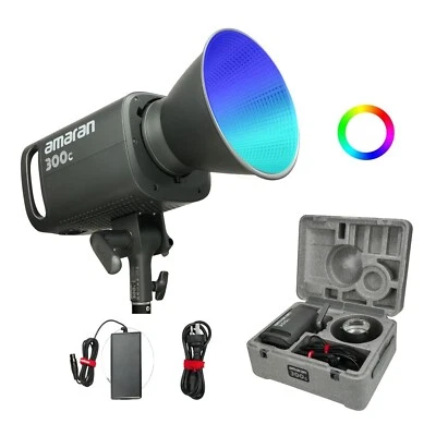 Amaran 300C 300W RGB LED COB Video Light CCT 2500K-7500K Continuous Lighting - Image 1 of 4
