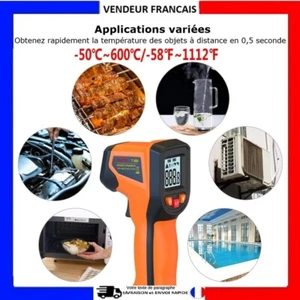 Pistole Thermometer Infrarot Temperaturmessung berührungslos Laser -50 bis 600°C - Bild 1 von 17