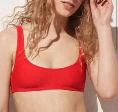 NWT J. Crew Heritage Scoop Neck Bikini Top Unpadded Womens Size XL NWT - Image 1 of 4