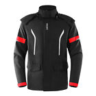 WOSAWE Motorcycle Rain Coat Outwear Waterproof Gear Hooded Lightweight Safety