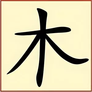 LEGNO - Stencil Legno Kanji - Stencil Feng Shui Giapponese - Lo Stencil Artizioso - Foto 1 di 6