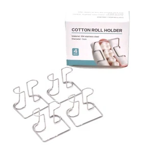 Dental Cotton Roll Holder Clips Fixing Cotton Rolls Steadily Place Easy - Picture 1 of 7
