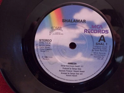 Shalamar - Amnesia / You´re the one for me    Top UK MCA 45   - Bild 1 von 2