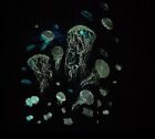 Jelly Fish Vintage T Shirt Glow In The Dark Nature 2XL Ocean Sea Life