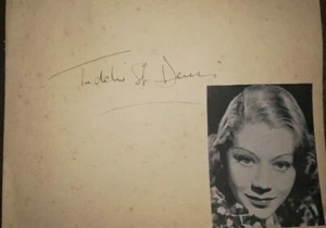 STEWART GRANGER, TEDDIE ST DENIS, NICOLETTE BERNARD, autograph VINTAGE set - Picture 1 of 2
