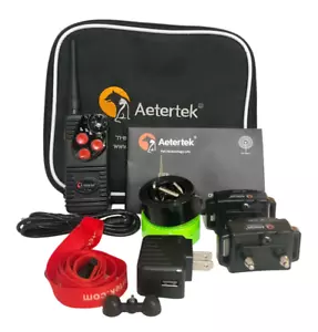 Aetertek 216D-550-2 600 Yard 2 Dog Training Anti Bark & Waterproof Collar - Picture 1 of 12