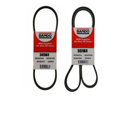 Fits 2003-2010 Chrysler PT Cruiser 2.4L Non Turbo Serpentine Fan Belt Kit New - Image 1 of 4