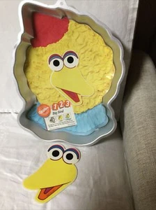 Wilton Cake Pan VTG 1992 Big Bird 123 Happy Birthday Sesame Street 2105-9476 - Picture 1 of 20