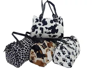 HANDGEFERTIGTE ARZTASCHEN IN DEN USA MIT ""TIERDRUCK"" MUSTER 50ER JAHRE, NEU - Bild 1 von 25