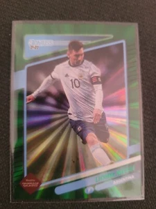 Panini Donruss Road to Qatar 2021-2022 Lionel Messi Green Laser #1 - Zdjęcie 1 z 2