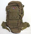 Lancer Tactical Nylon Rifle Backpack Green with Elbow & Knee Pads Camping Hiking