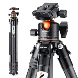 K&F Concept 70" Carbon Fiber Tripod monopod Heavy Duty 15kg Load for Camera - Picture 1 of 12