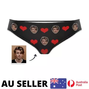 Custom Face Mash Women Panties Gift for Her Underwear - AU Stock - Foto 1 di 7