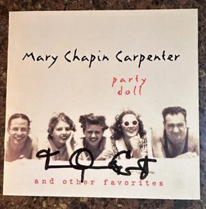 Original MARY CHAPIN CARPENTER HANDSIGNIERT Autogramm PARTY PUPPE CD Cover #2 - Bild 1 von 2
