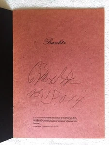 Georg Baselitz signiert Katalog handsigned Orig. Unterschrift Autogramm Signatur - Bild 1 von 3