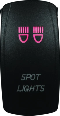 DragonFire Racing Lighted Switch Spot Light On/Off Red | 521386 - Image 1 of 3