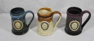 Iron Hill Brewery Mug Club Member Stoneware Beer Steins Lot of 3 EUC - Bild 1 von 8