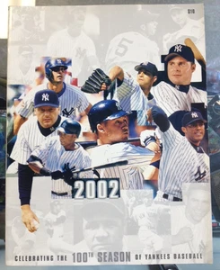 2002 New York Yankees 100th Season Program MLB Baseball - Picture 1 of 1