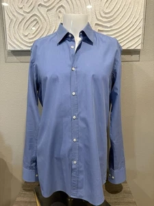 HUGO BOSS Men’s Size 42, 16.5 Slim Fit long sleeve button down light Blue Shirt - Picture 1 of 3