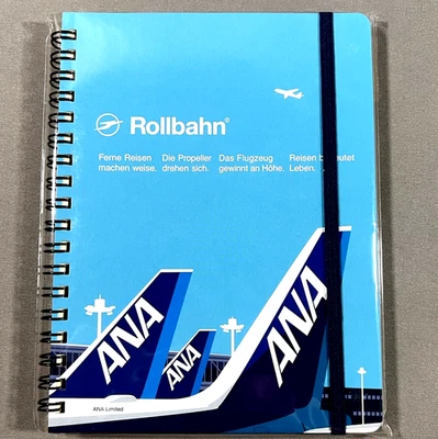 ANA All Nippon Airways Original Rollbahn Notebook "Apron" 7.2"x5.4"x0.6" - Image 1 of 4