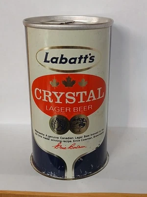 Labatt's Crystal лагер пиво вкладка верхний Лондон Торонто Онтарио Канада жесткая банка - Изображение 1 из 4