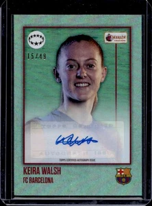 2023-24 Topps Merlin's Heritage UEFA Club Keira Walsh Verde Automático #15/49 #067 - Imagen 1 de 2