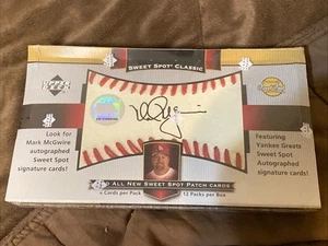 Caja de pasatiempos de béisbol clásica Upper Deck Sweet Spot 2003 - Imagen 1 de 4