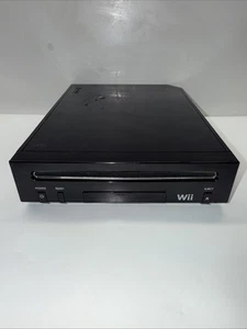 Nintendo Wii nur Konsole schwarz RVL-101 - ohne Kabel für Ersatzteile - Bild 1 von 7