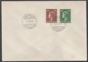 LUXEMBOURG - G D CHARLOTTE / 22-12-1949 - 3ème EMISSION SUR ENVELOPPE FDC - Imagen 1 de 2